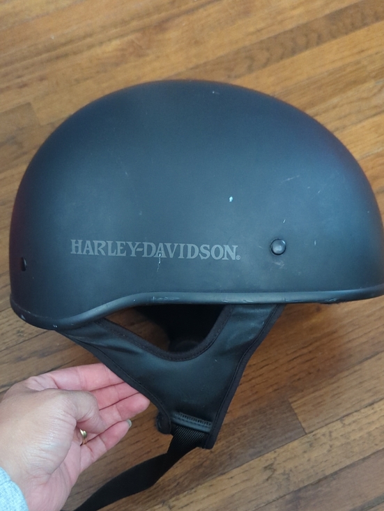flat black motorcycle helmet harley HARLEY-DAVIDSON VELO H34 FULL FACE Richardson's Harley-Davidson especially with subtle tonal graphics HTTMT MT506-001-S DOT Certified Matte
